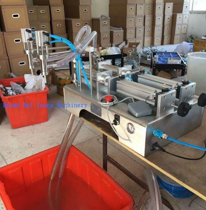 دستگاه پرکن مواد شوینده مایع نیمه اتوماتیک